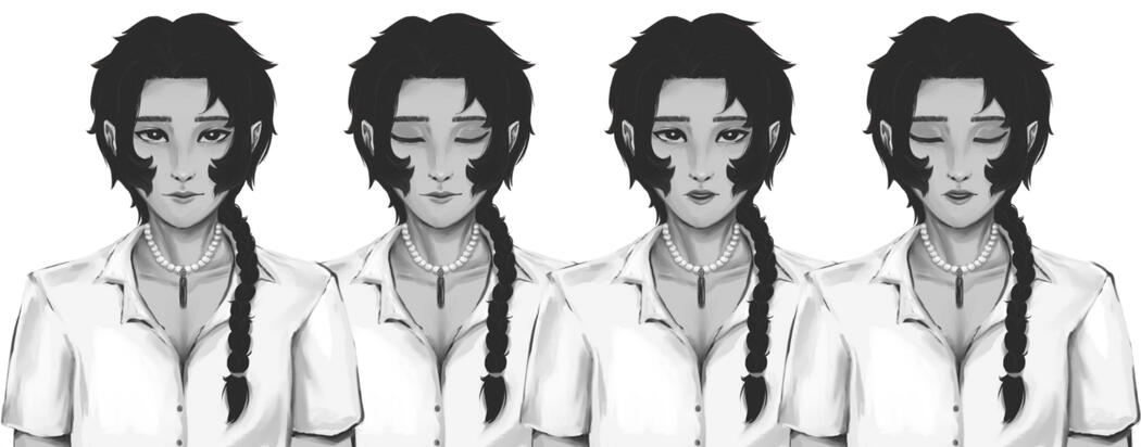 "Detention" painting style